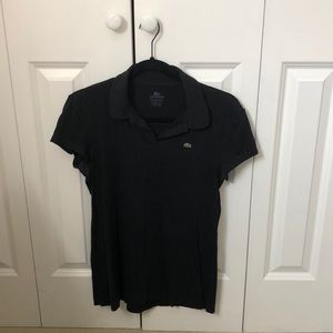 Black Lacoste Polo